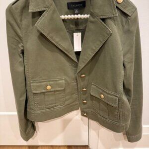 NWT Women's Army Green Short Jacket, XS, Cool, Talbots